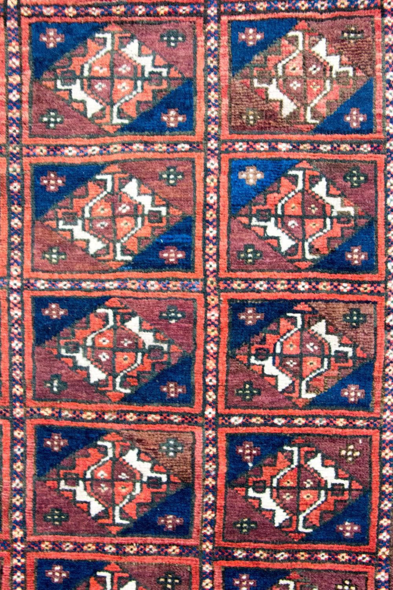 Afghansk tæppe - Bukhara - 164 x 105 cm - blå
