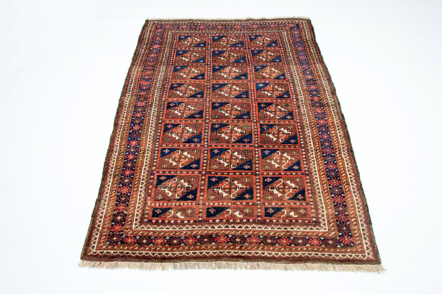 Afghansk tæppe - Bukhara - 164 x 105 cm - blå