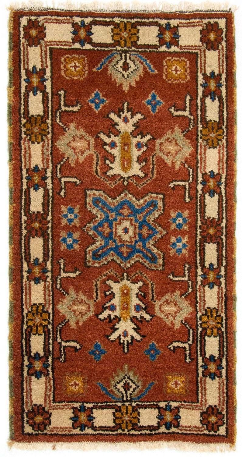 Orientalsk tæppe - 120 x 64 cm - rust