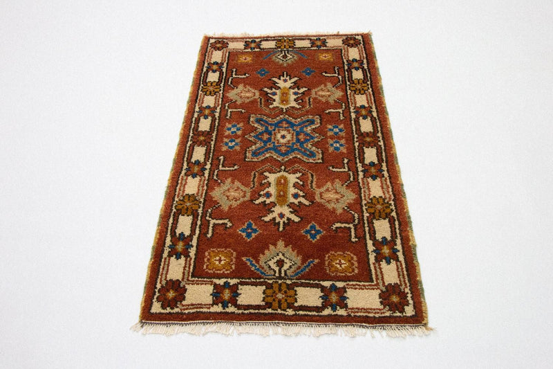 Orientalsk tæppe - 120 x 64 cm - rust