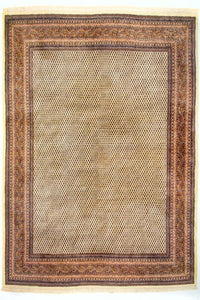 Persisk tæppe - Mir - 395 x 305 cm - beige