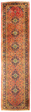 Løber Persisk tæppe - Keshan - 392 x 102 cm - orange