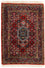 Orientalsk tæppe - 100 x 70 cm - rød