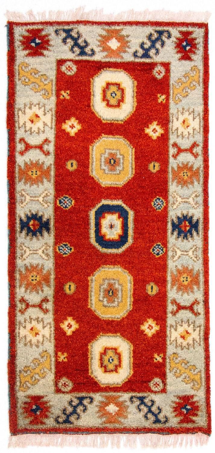 Orientalsk tæppe - 125 x 64 cm - rød