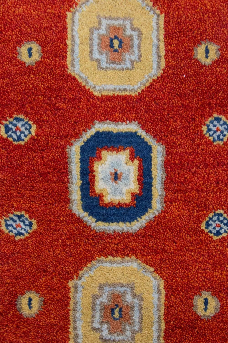 Orientalsk tæppe - 125 x 64 cm - rød