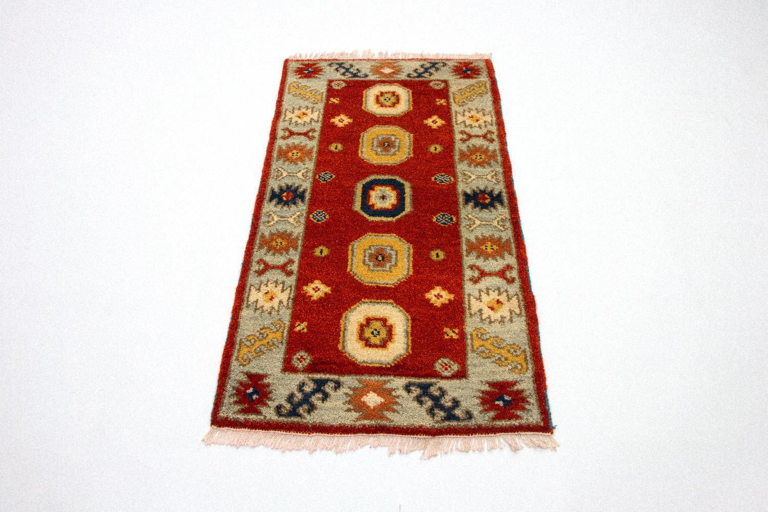 Orientalsk tæppe - 125 x 64 cm - rød