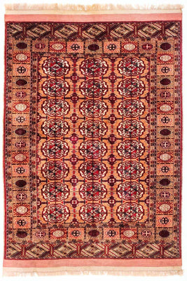 Afghansk tæppe - Bukhara - 156 x 122 cm - laks