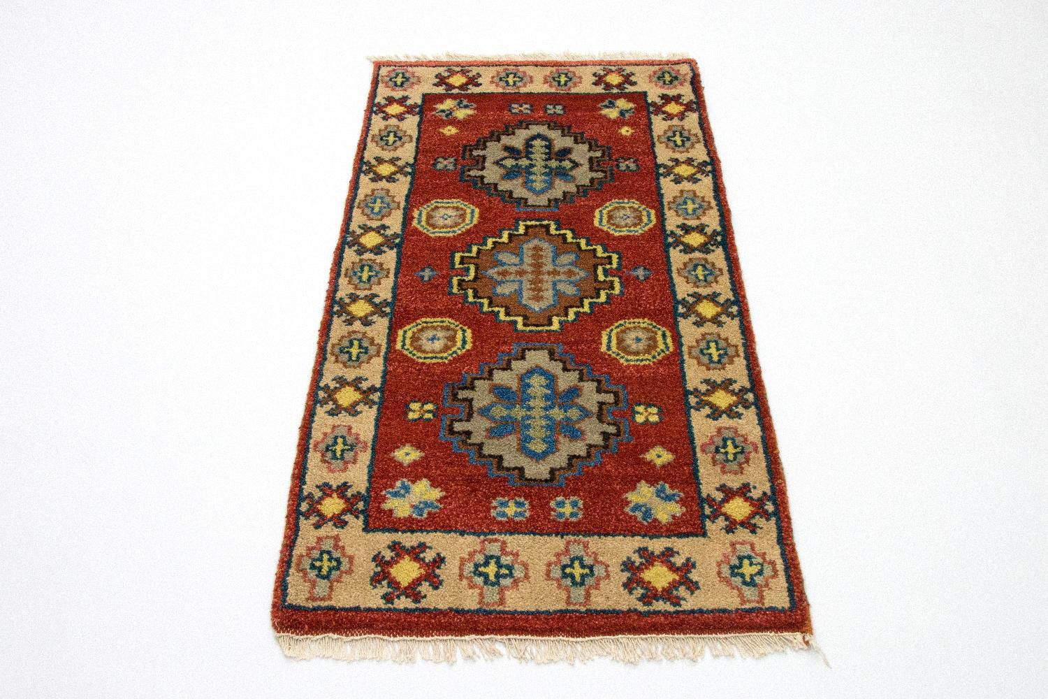 Orientalsk tæppe - 124 x 63 cm - rød