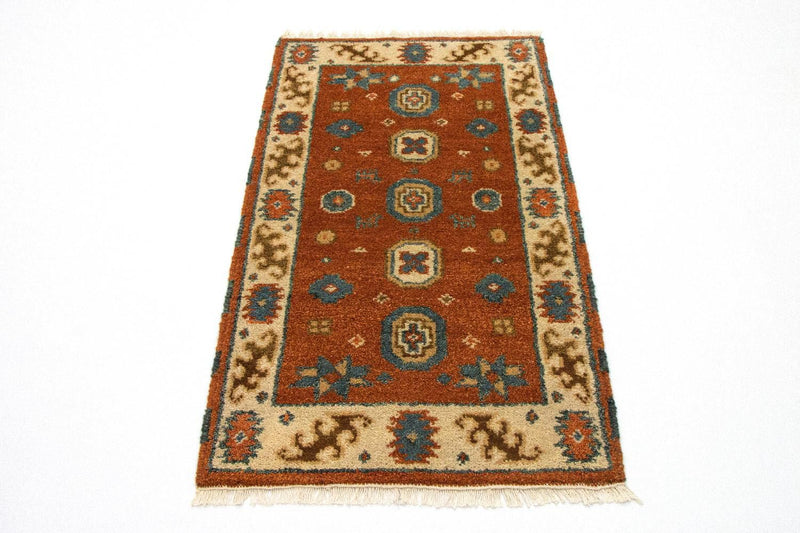 Orientalsk tæppe - 119 x 63 cm - orange