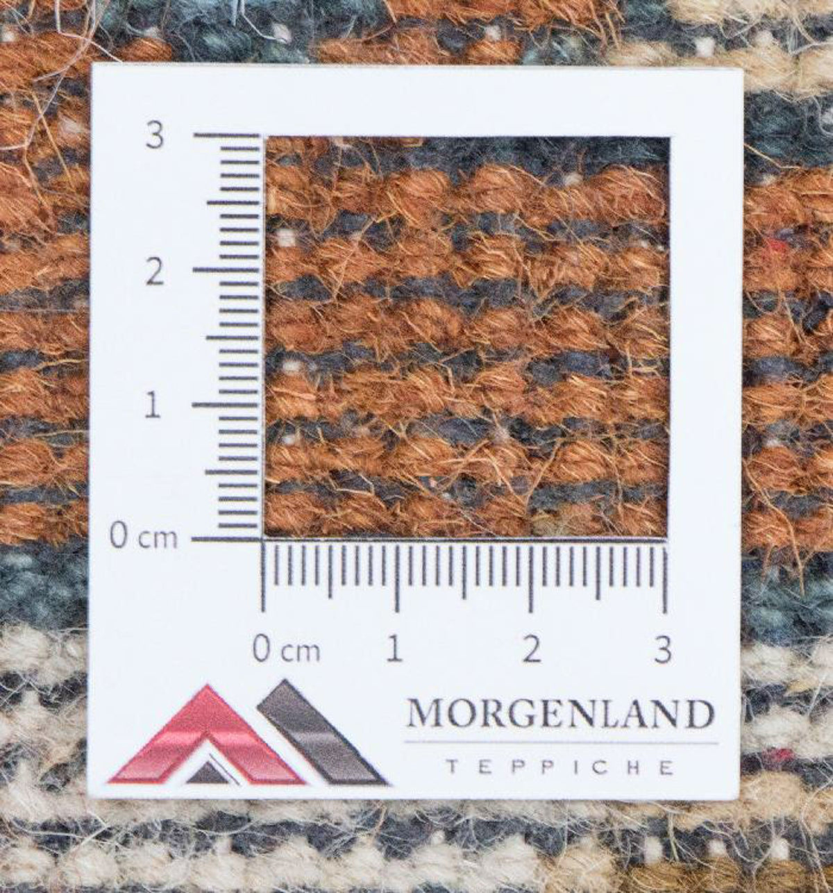 Orientalsk tæppe - 119 x 63 cm - orange