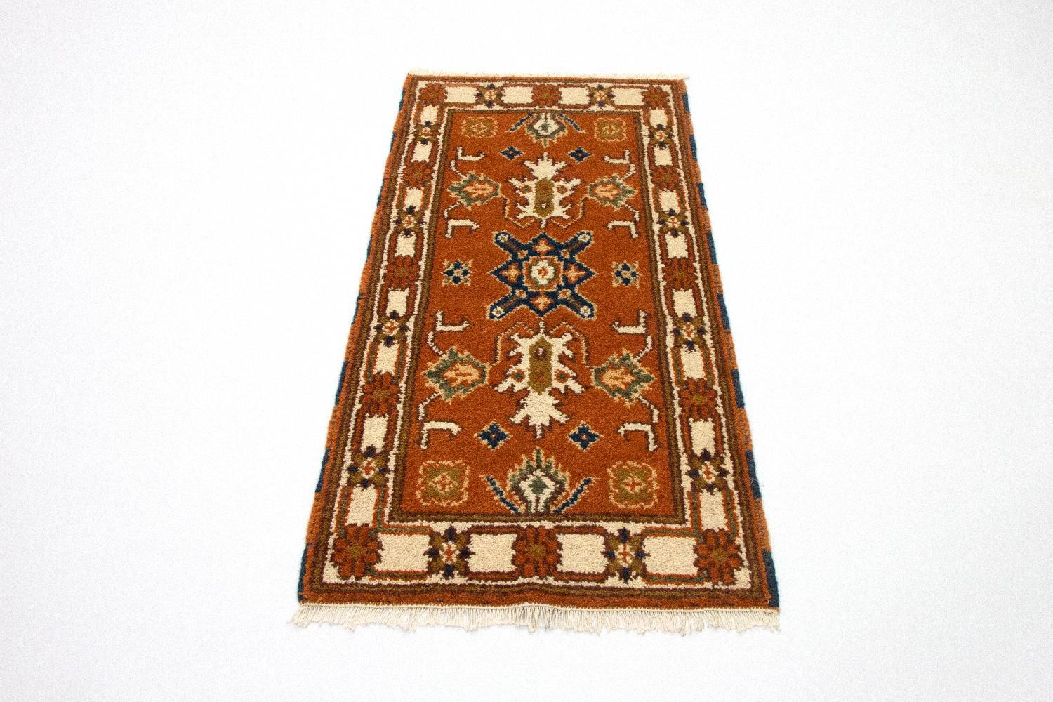 Orientalsk tæppe - 126 x 62 cm - rust