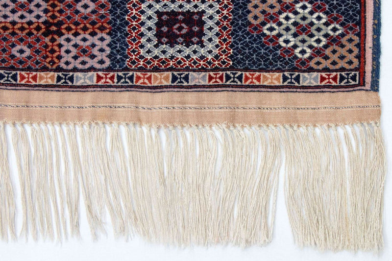 Afghansk tæppe - 140 x 120 cm - pink