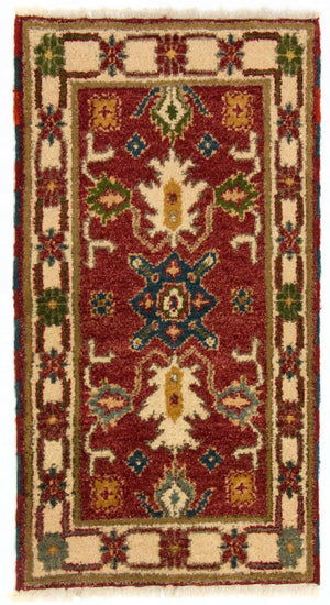 Orientalsk tæppe - 124 x 67 cm - rød
