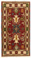 Orientalsk tæppe - 124 x 67 cm - rød