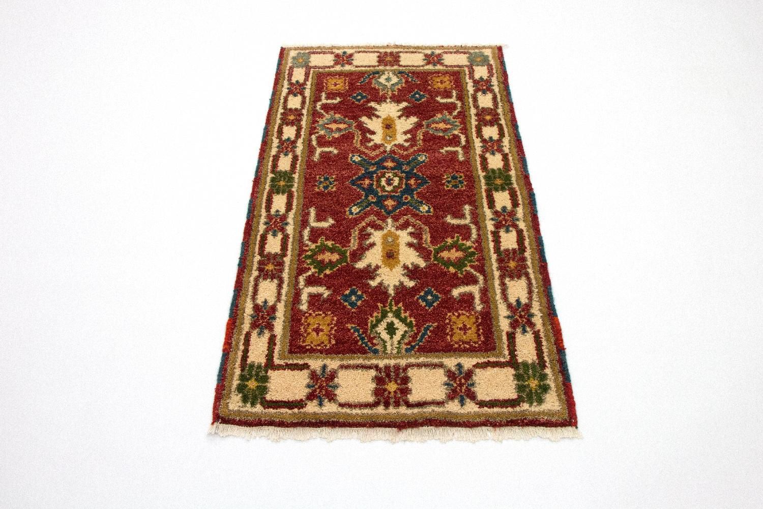 Orientalsk tæppe - 124 x 67 cm - rød