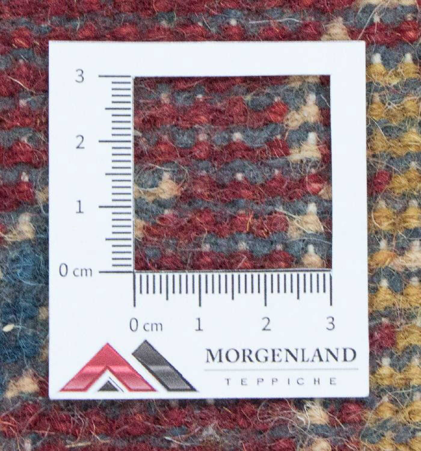 Orientalsk tæppe - 124 x 67 cm - rød