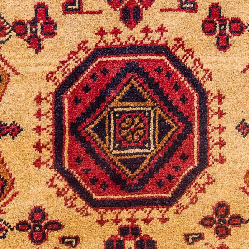 Afghansk tæppe - Hatshlu - 290 x 202 cm - gul