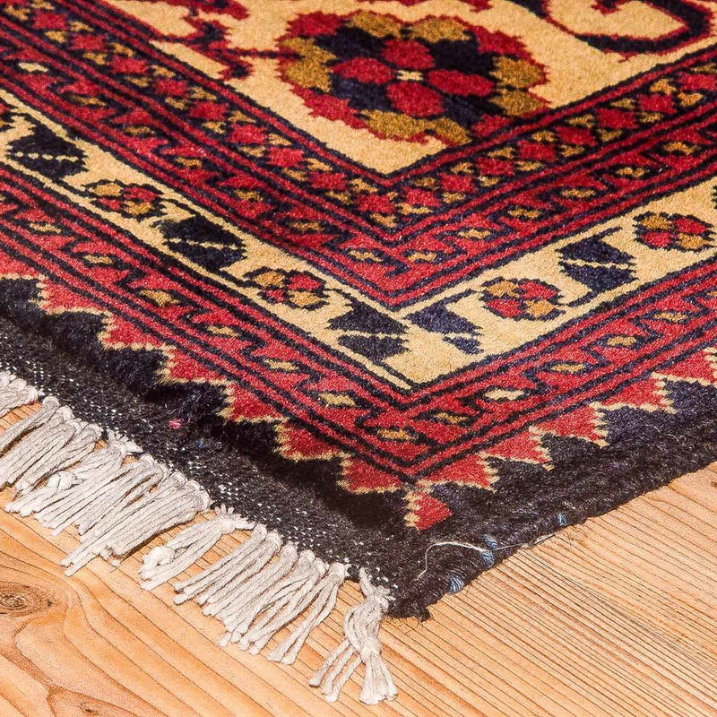 Afghansk tæppe - Hatshlu - 290 x 202 cm - gul