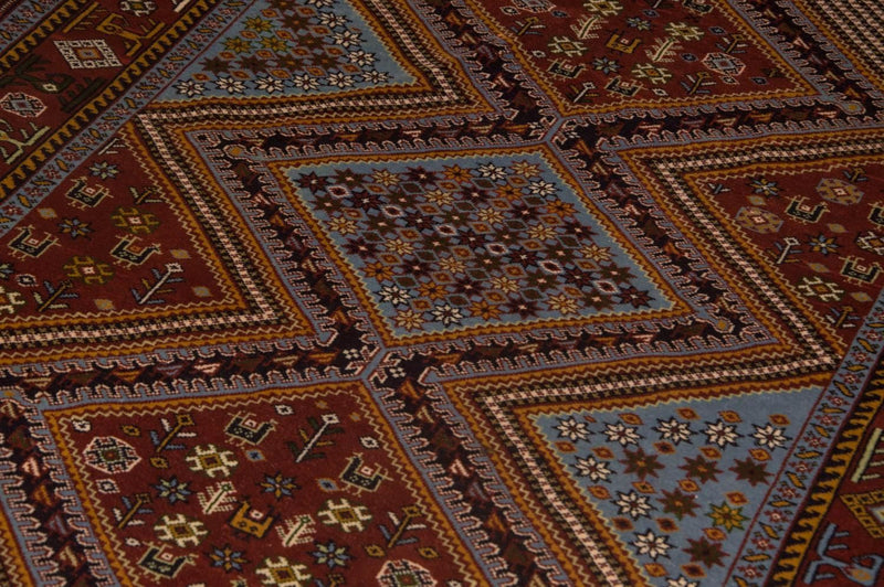 Afghansk tæppe - 148 x 118 cm - brun