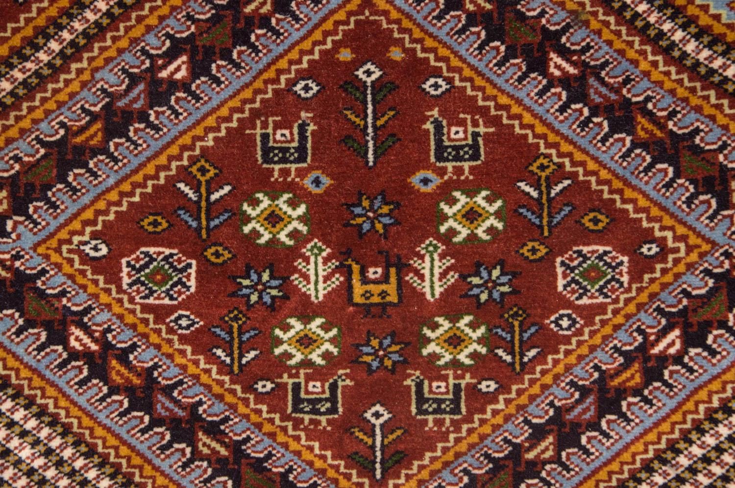 Afghansk tæppe - 148 x 118 cm - brun