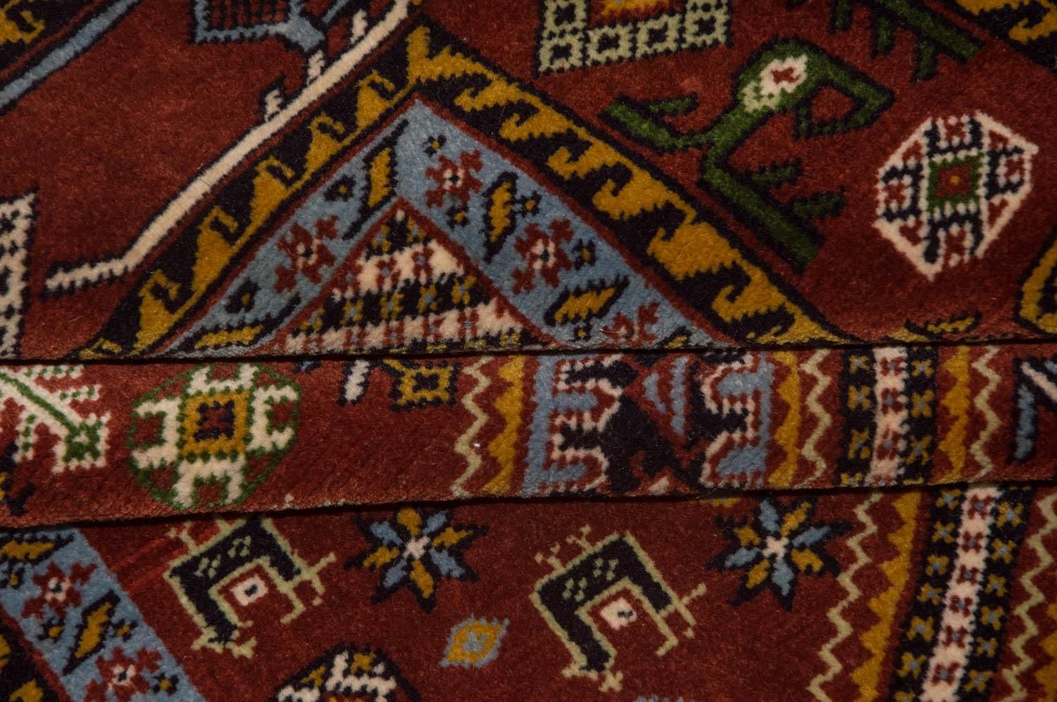 Afghansk tæppe - 148 x 118 cm - brun