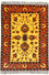 Afghansk tæppe - Hatshlu - 201 x 155 cm - gul