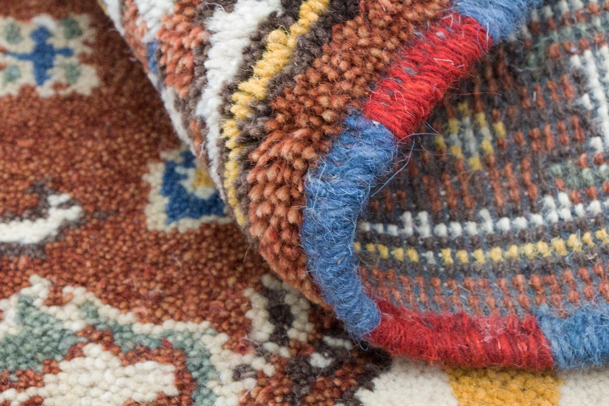 Orientalsk tæppe - 92 x 61 cm - brun