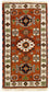 Orientalsk tæppe - 115 x 64 cm - rust