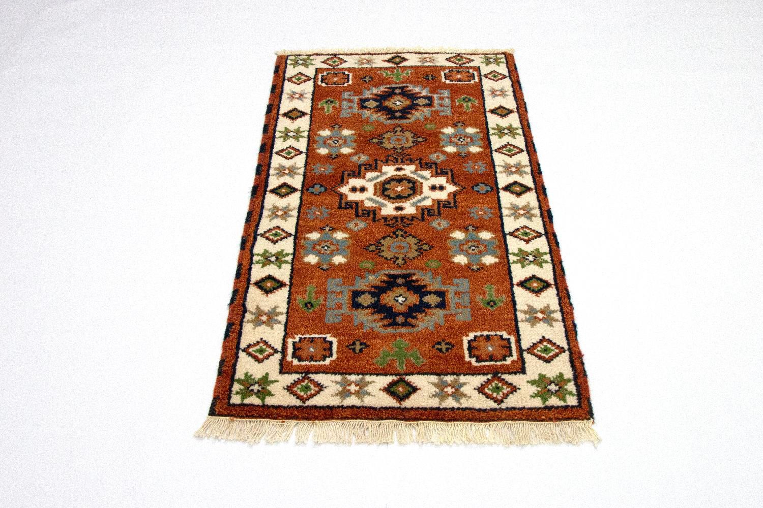 Orientalsk tæppe - 115 x 64 cm - rust