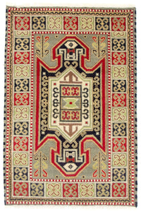 Orientalsk tæppe - 152 x 96 cm - lysegrøn