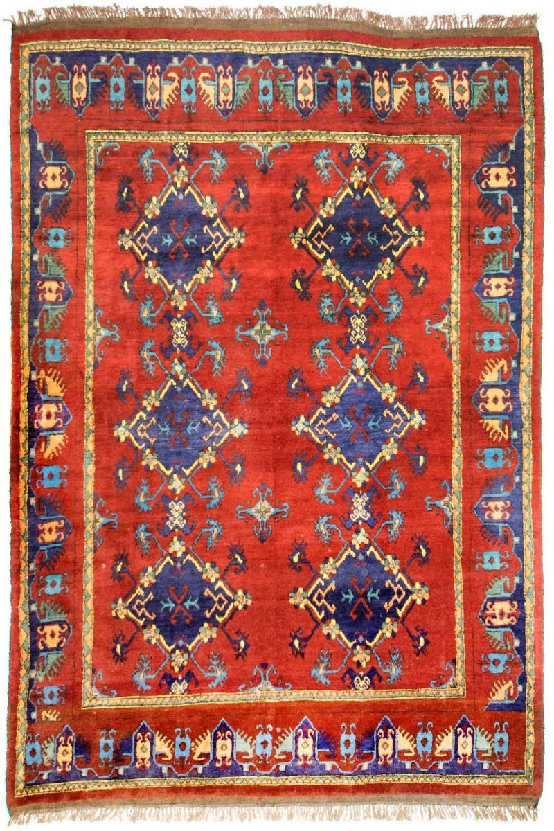 Afghansk tæppe - Kunduz - 294 x 211 cm - rød