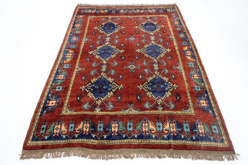 Afghansk tæppe - Kunduz - 294 x 211 cm - rød