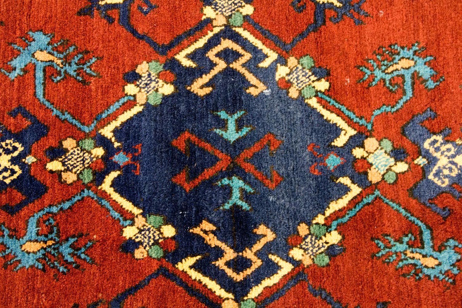 Afghansk tæppe - Kunduz - 294 x 211 cm - rød