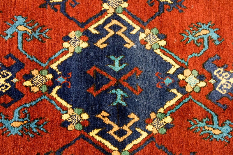 Afghansk tæppe - Kunduz - 294 x 211 cm - rød