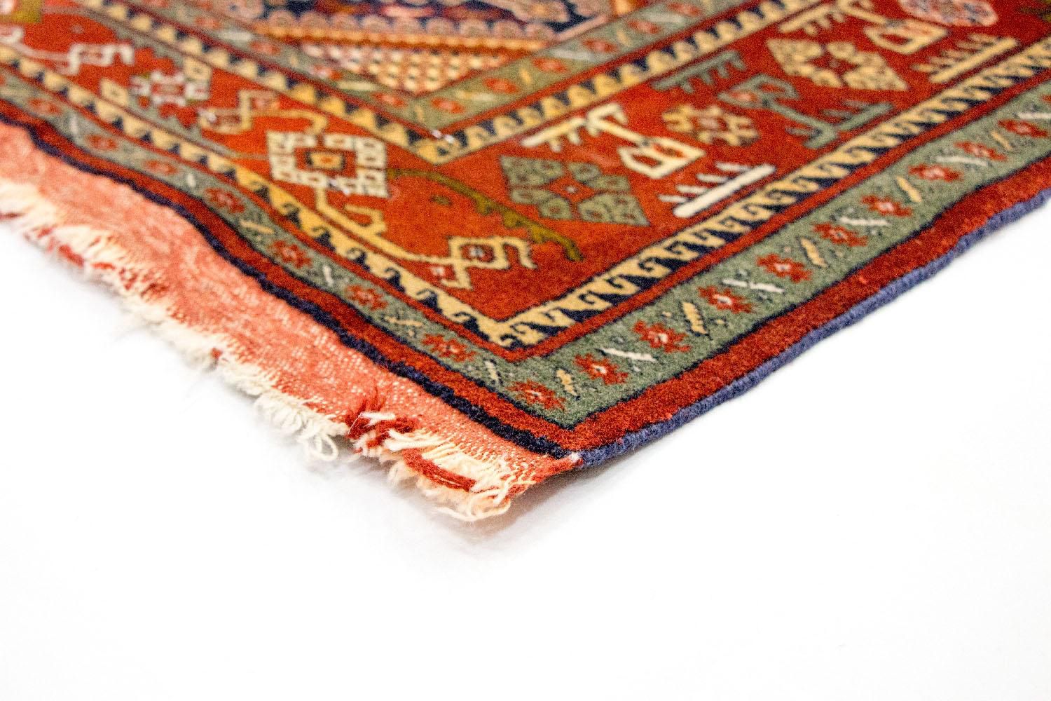 Løber Afghansk tæppe - 194 x 75 cm - rød