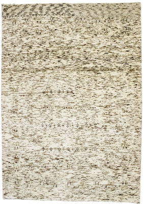 Uldtæppe - 198 x 142 cm - beige