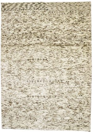 Uldtæppe - 198 x 142 cm - beige