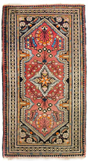 Persisk tæppe - Nomadisk - 126 x 66 cm - rød