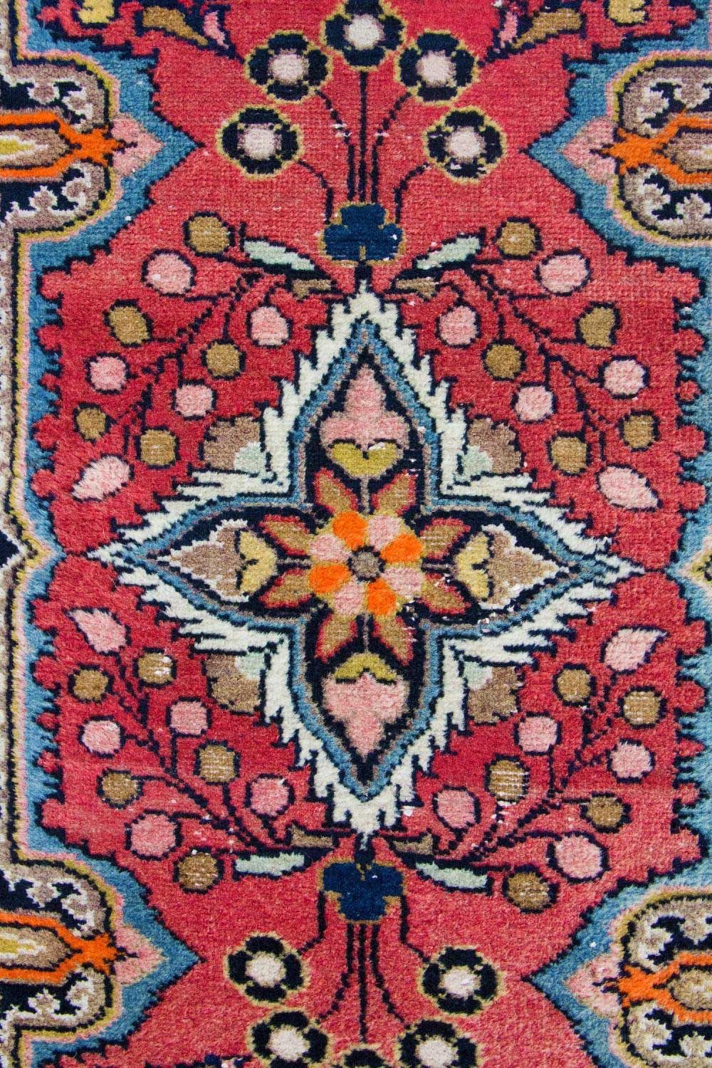 Persisk tæppe - Nomadisk - 126 x 66 cm - rød