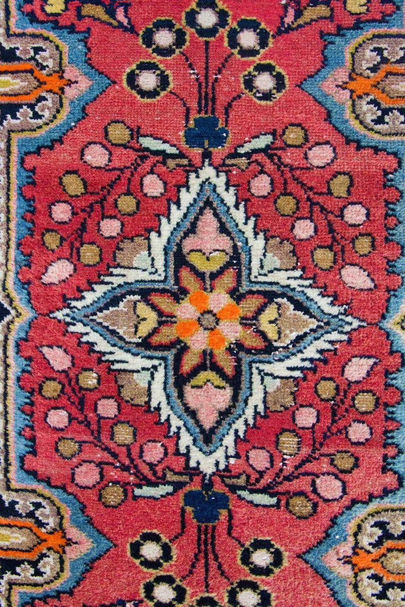 Persisk tæppe - Nomadisk - 126 x 66 cm - rød