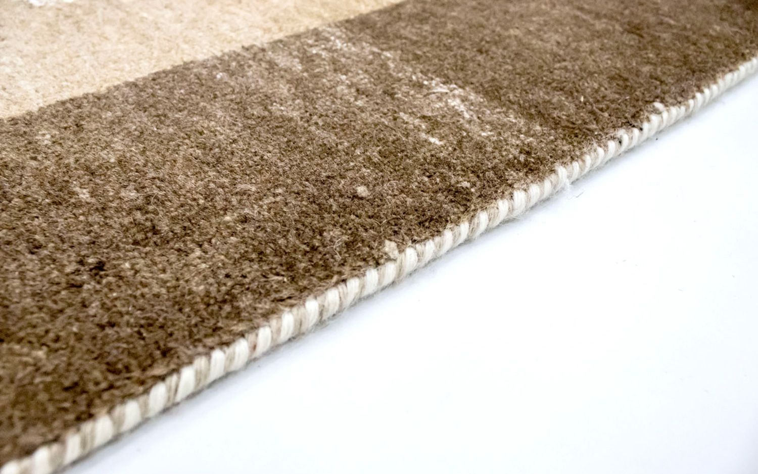 Gabbeh Tæppe - Loribaft Persisk - 207 x 141 cm - beige