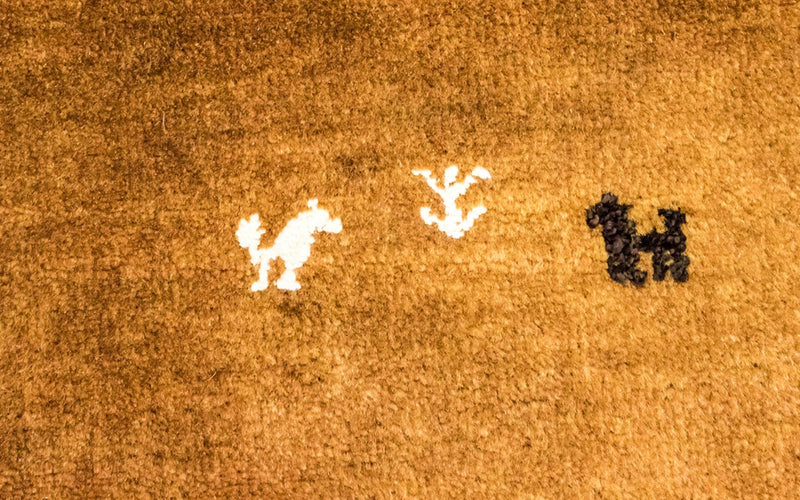 Gabbeh Tæppe - Loribaft Persisk - 220 x 156 cm - rust