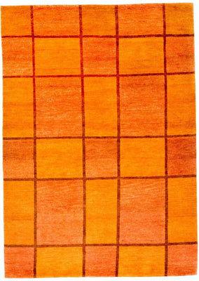 Gabbeh-tæppe - Indus - 239 x 168 cm - orange