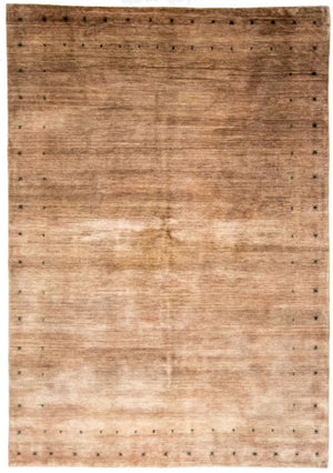 Gabbeh Tæppe - Loribaft Persisk - 242 x 167 cm - brun