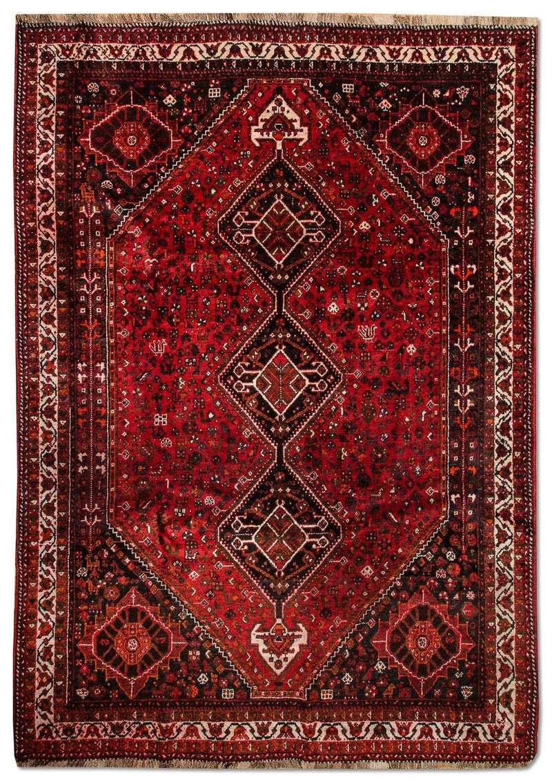 Persisk tæppe - Nomadisk - 304 x 220 cm - rød