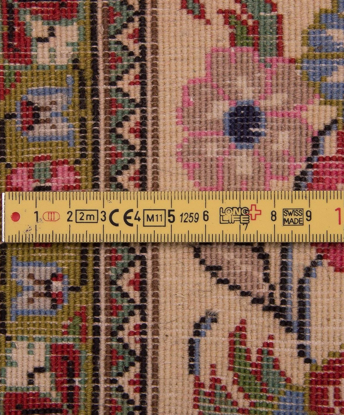 Persisk tæppe - Ghom - 110 x 77 cm - flerfarvet