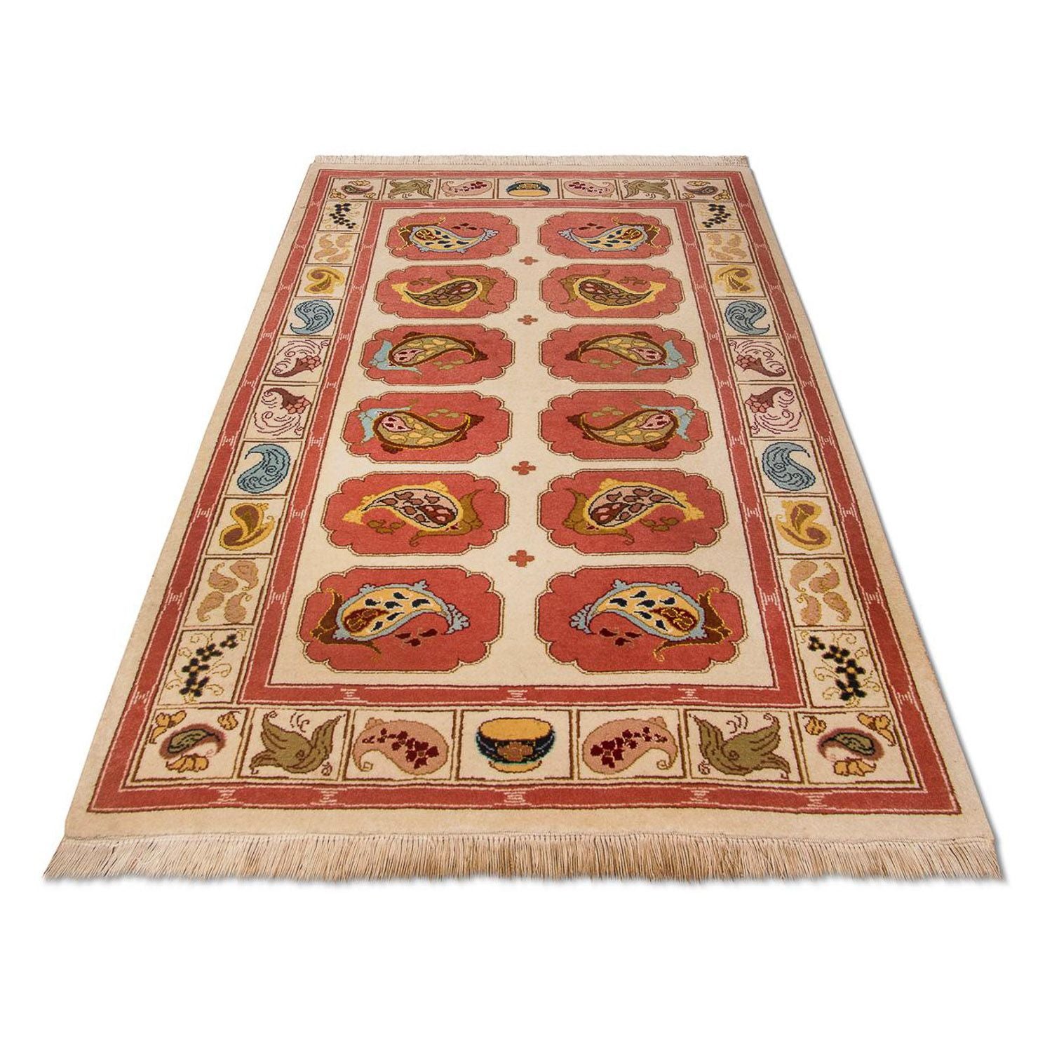 Persisk tæppe - Tabriz - Royal - 109 x 99 cm - flerfarvet