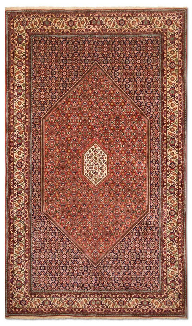 Persisk tæppe - Bijar - 348 x 203 cm - lys brun