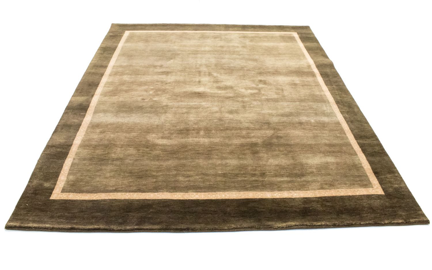 Gabbeh Tæppe - Loribaft Persisk - 253 x 203 cm - brun
