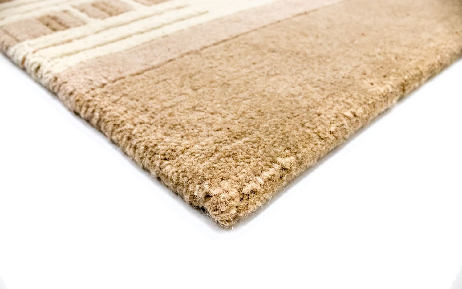 Nepal Tæppe - 241 x 175 cm - beige